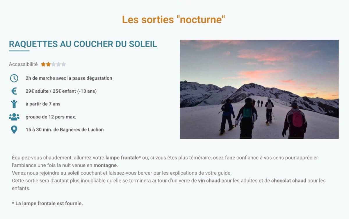 Passion Montagne website homepage