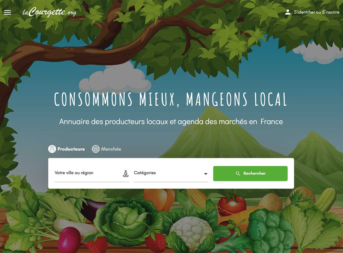 LaCourgette.org website home page