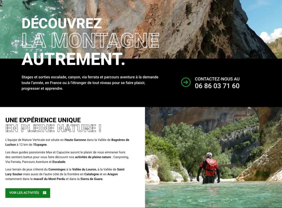 Site internet Nature-vertical.com